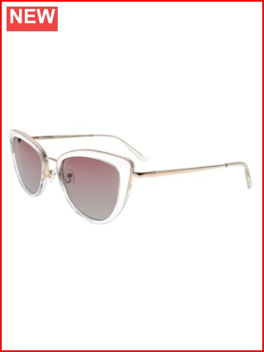 Cat Eye Polarized Sunglasses Retro Big Frame UV Protection Women